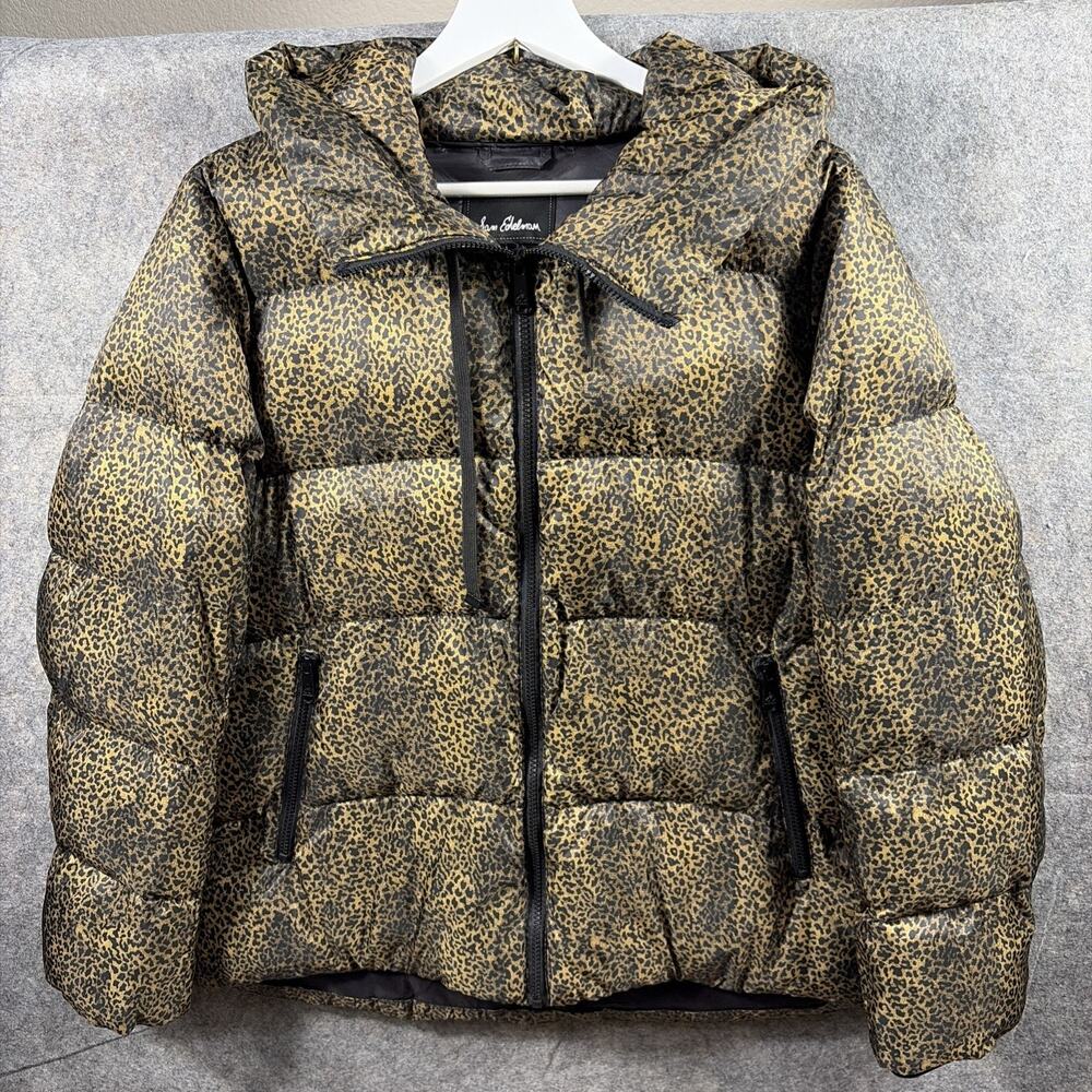 Sam Edelman leopard-printed Puffer Jacket | Large - Picture 2 of 12